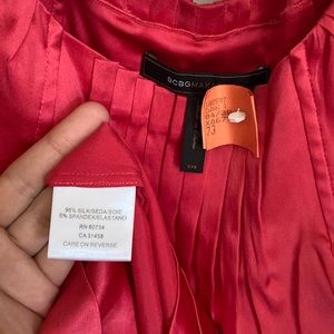 NWT BCBG Maxazria pink sleeveless blouse